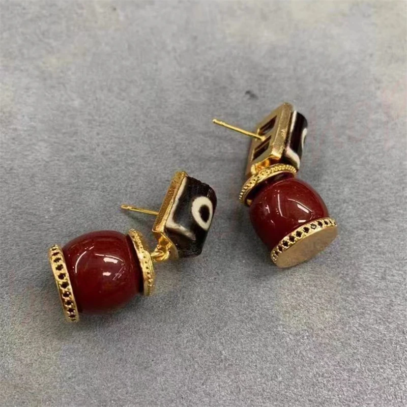 Tibetan Auspicious Earrings, Ethnic Earrings, grand and fashionable 3