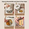 220V Electric Vegetable Slicer Household Kitchen Multifunctional Slicing Machine Potato Carrot Slicer 4