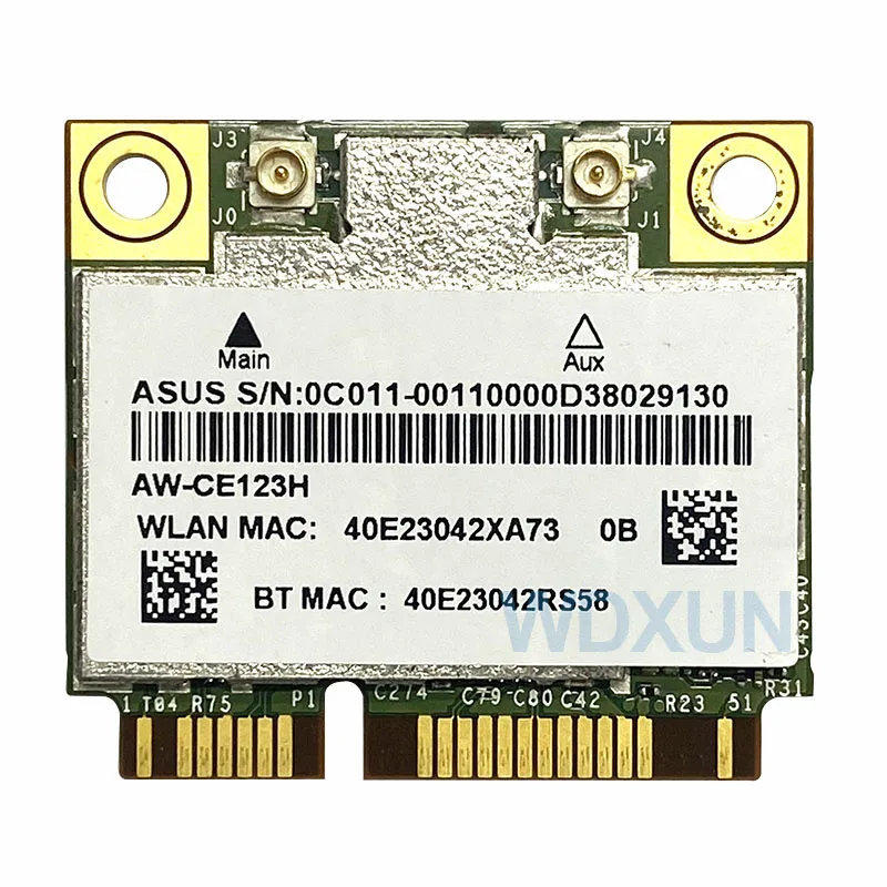 AzureWave AW-CE123H BCM4352 BCM94352HMB Half Mini PCIe PCI-express 802.11AC 867Mbps Wireless WIFI WLAN Bluetooth Card wifi card for pc