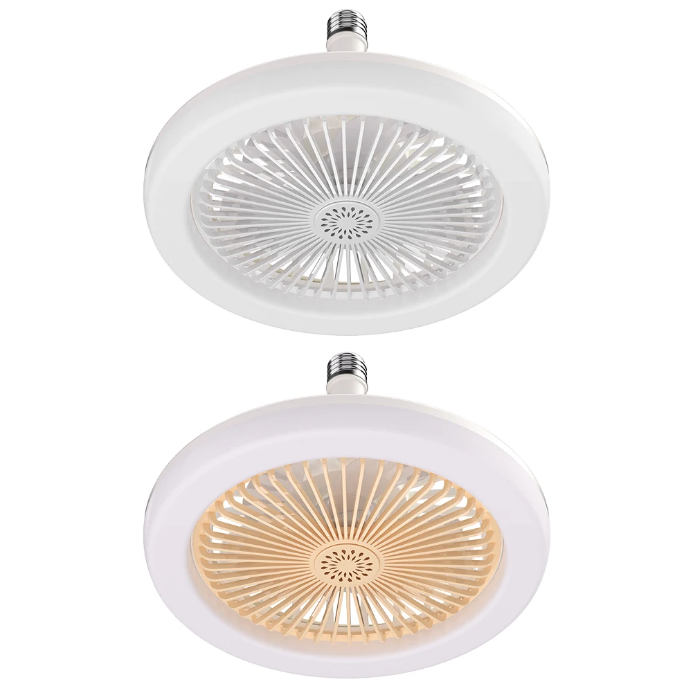 50W Ceiling Fan with Light Quiet Decorative Ceiling Fanlight ABS PP Ceiling Fan Light for Living Room Kitchen