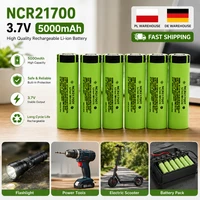 Batterie Li-ion 21700 3.7V 5000mAh 40A rechargeable à décharge rapide, stock UE, livraison rapide en Europe, cellule de puissance au lithium pour outils électriques, lampes de poche, équipement de bricolage, électronique portable 4