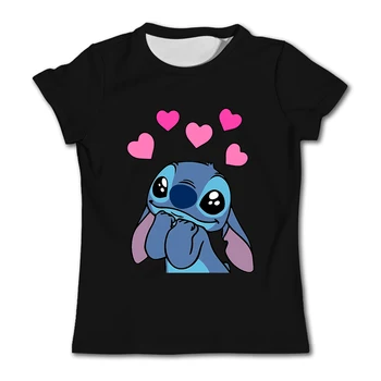 100% Cotton T Shirts Stitch T-shirts Baby Boys Girls Clothes Kids Cartoon Tee Children's Clothing Baby T-shirt Child Girl Tops 1