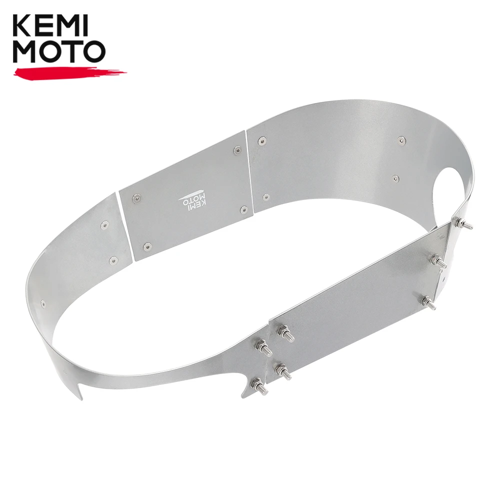 KEMIMOTO Aluminum UTV Belt Inner Clutch Cover Guard Drive Shield Protector for Can-Am Maverick X3 Max R RR 4x4 XMR XDS Turbo DPS