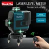 Makita 3D-4D 16 Lines High-precision 360°  Horizontal Vertical Green Laser Level  Wall Mounted Portable Electric Tools 4
