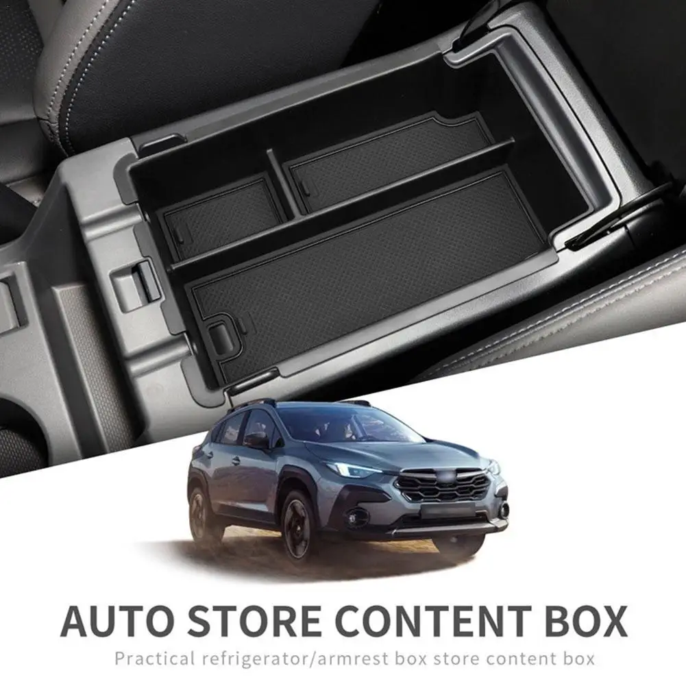 

Ящик для хранения в подлокотнике автомобиля Органайзер для Subaru Crosstrek 2023, подлокотник для центральной консоли, аксессуары для хранения
