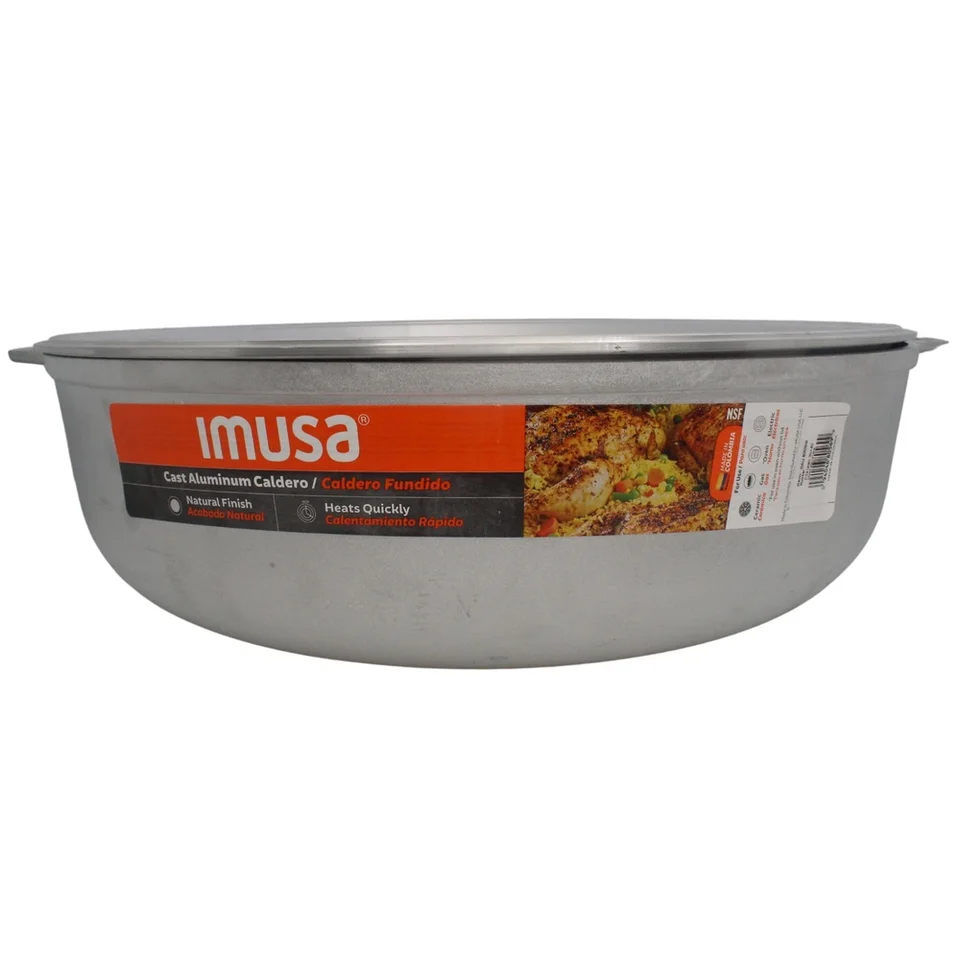 27Qt Durable Cast Aluminum Caldero Cooking Pot