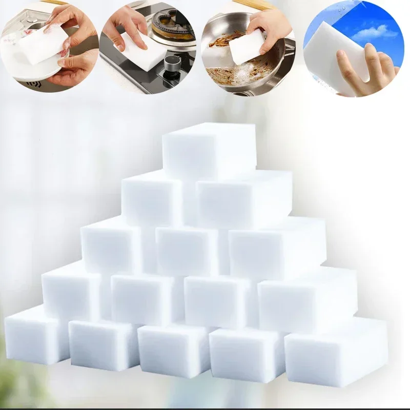 Melamine Sponge 100*60*20mm Magic Sponge Eraser Cleaner Kitchen Bathroom Cleaning Tools