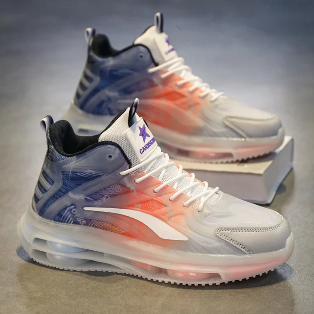 Men's Shoes, Retro High-Top Shoes for Couples, Lace-Up Design, Round Toe with Comfortable Lining Suitable for Autumn and Winter Outdoor Running, Hiking, Work, Dating, Casual Wear—Street Style Suitable for Everyday Wear