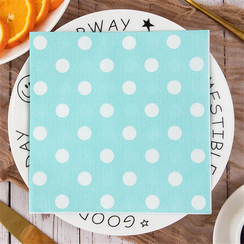 20Pcs/bag Polka Dot Printed Disposable Table Dinner Tissue Napkins Paper Restaurant Holiday Party Decoration - Image 10