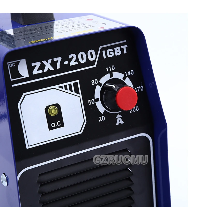 220V Portable Mini Electric Welding Machine Fully Automatic Small Electric Welding Machine zx7-200 Inverter DC All Copper