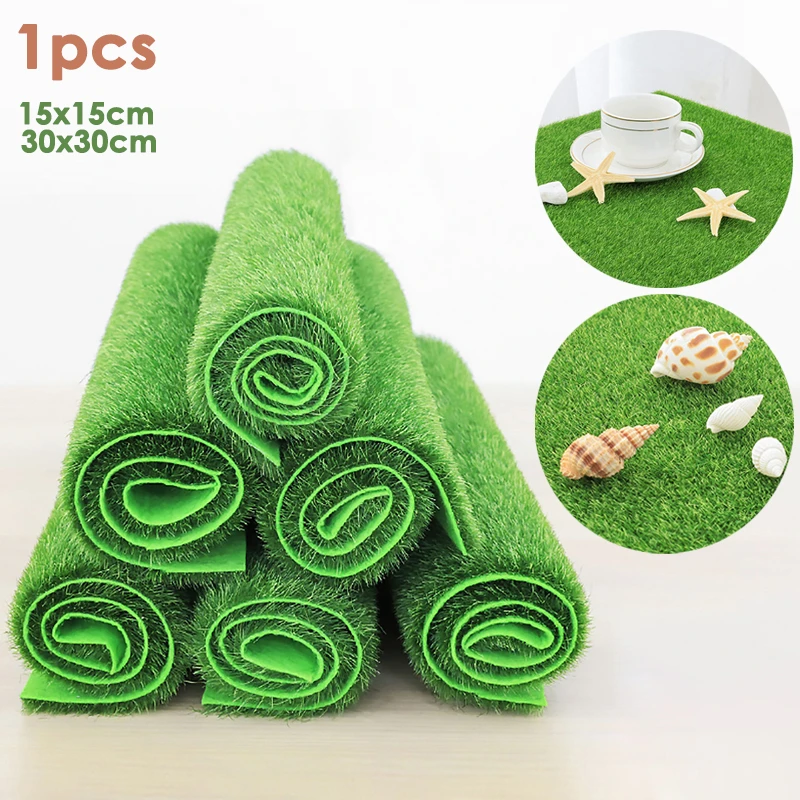 1PCS Garden Artificial Grass Outdoor Gardening Artificial Turf Fake Grass Synthetic Lawn Balcony