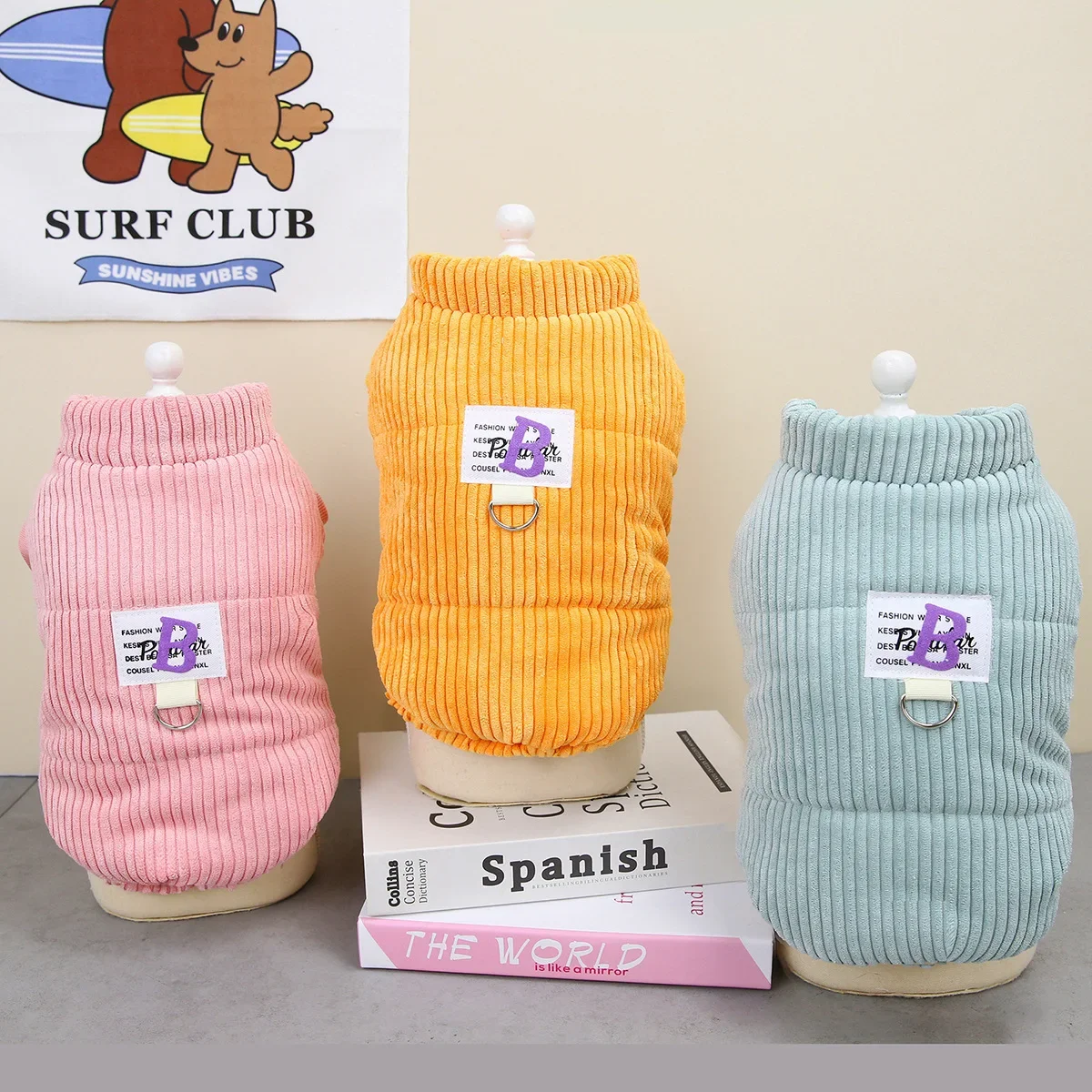 

Вельветовое пальто для собак, одежда, зимнее теплое пальто для маленьких щенков, кошек, домашних животных, Тедди, дизайнерская одежда для собак, свитер для собак, одежда для щенков