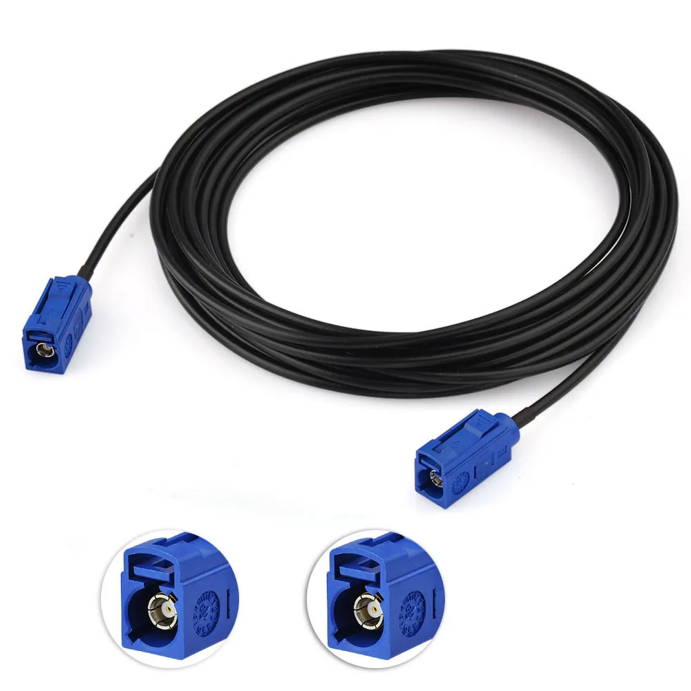 Fakra C Jack to Female Straight Pigtail RG174 Cable for GPS Navigation