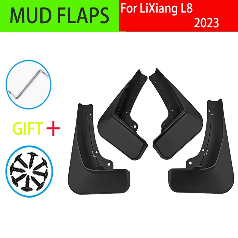 

Брызговики для LI Xiang LiXiang L8, черные, 4 шт.