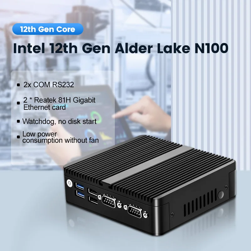 ミニPC Topton N100 (No wifi) Industrial Pc Fanless Mini | Industrial Computer | Intel
