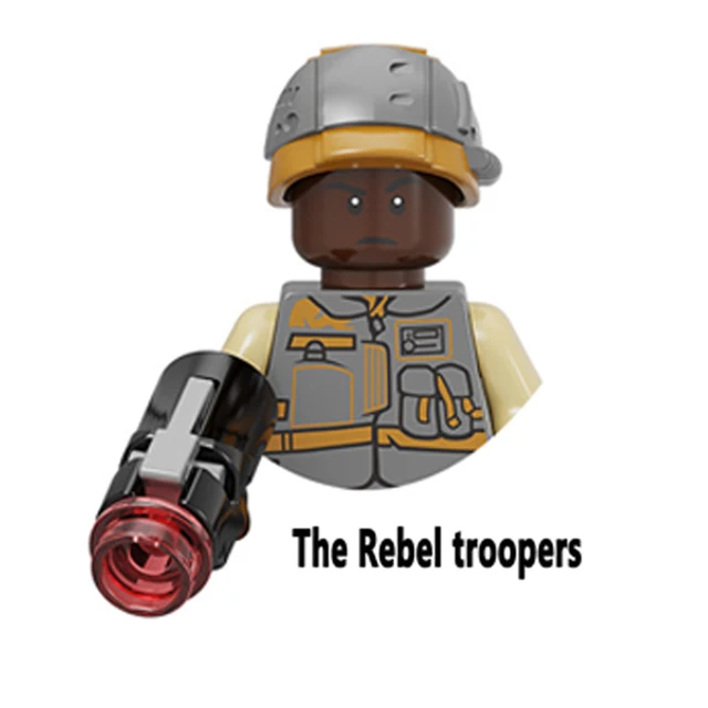 Hoth Rebel Alliance Troopers Rodian Duros Building Blocks Resistance Han Solo Leia Chewbacca Bricks Cassian Andor Figure Kid Toy N-PG2311