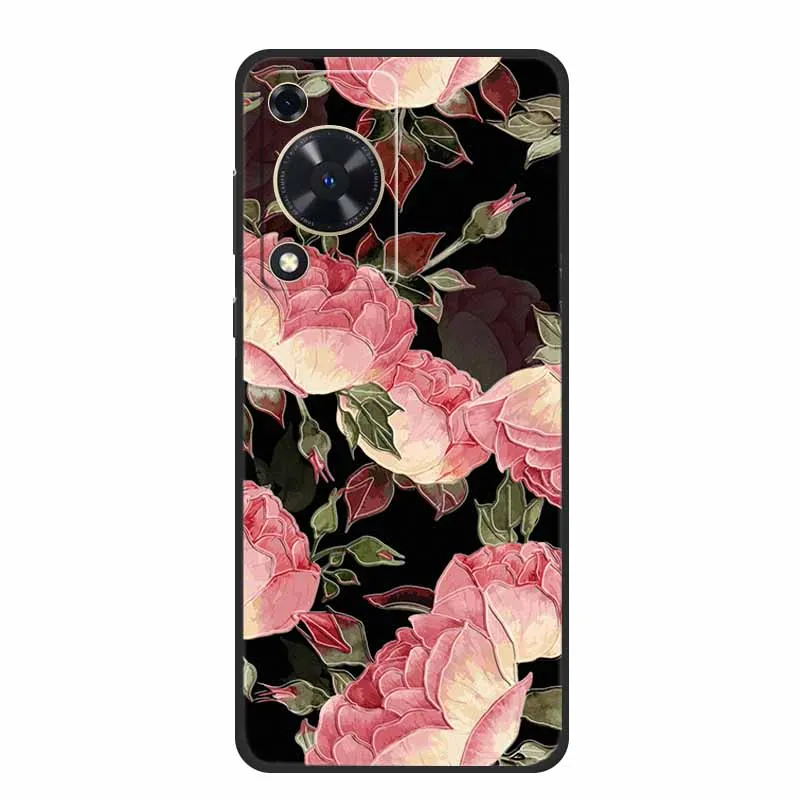 Embossed 3D Shockproof Silicone Phone Case - Soft Protective Cover