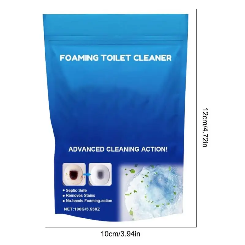 Toilet Deep Cleaner 100g Effective Long-Lasting Powder Long Lasting Smell Eliminator Stain Removal Powder For Tough Stains