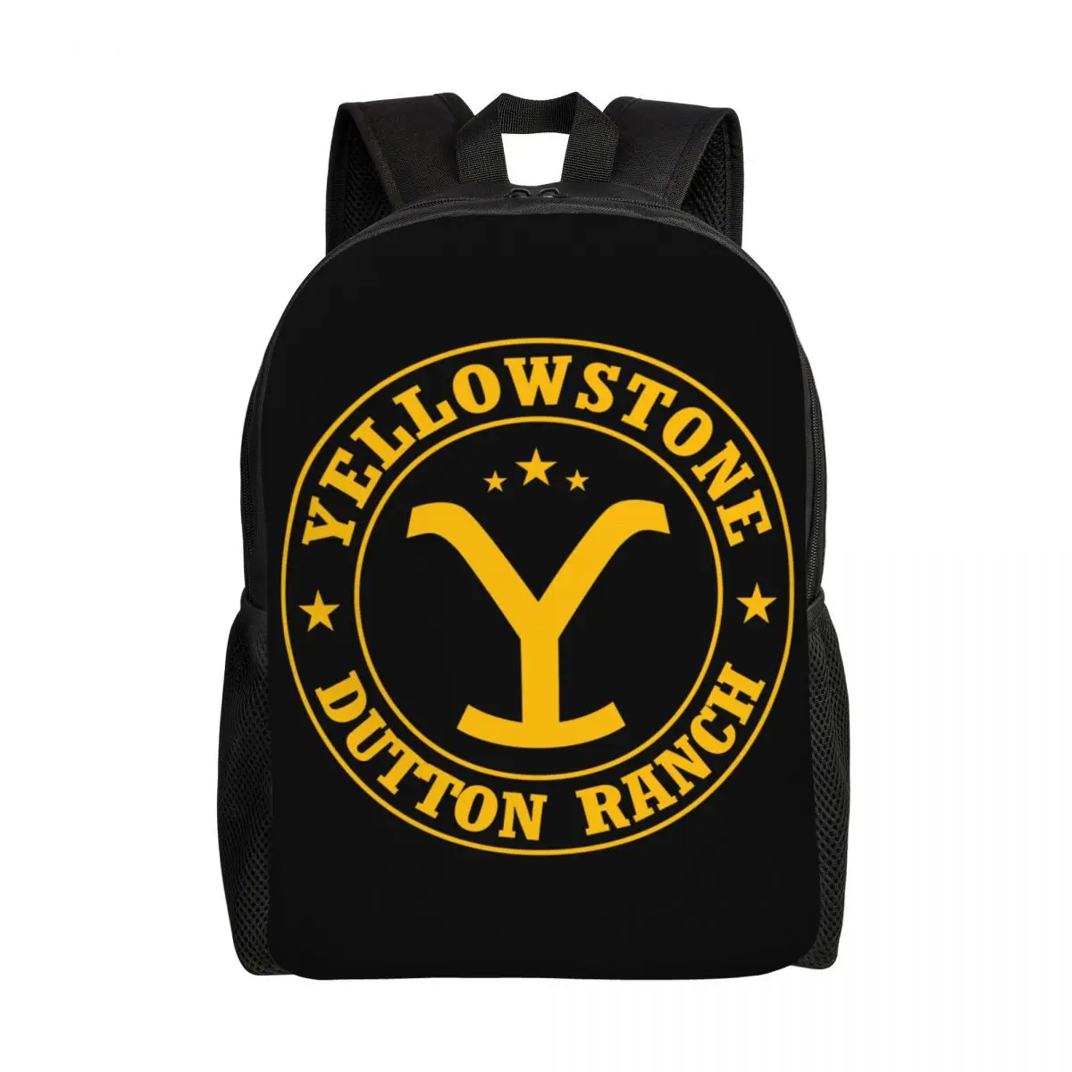 

Personalized Yellowstone Dutton Ranch Backpacks Women Men Casual Bookbag for School College Bags