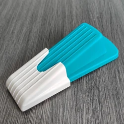 Silicone Anti - Collision Door Stopper - Safety Wedge (Blue)