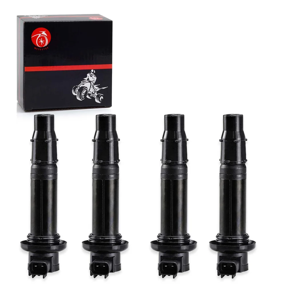점화 코일 4 개 Yamaha YZF-R6 R6 2003 2004 2005 YZF R6S 2006 2007 2008 2009 5SL-82310-20-00 5SL-82310-00-00