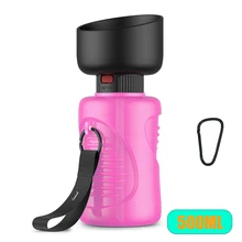  Dog Waterer 600ML Portable Water Bottle Dogs Water Bottle For Large Dog Drinker Outdoor Walking Travel For Puppy Cat Pet Items 
