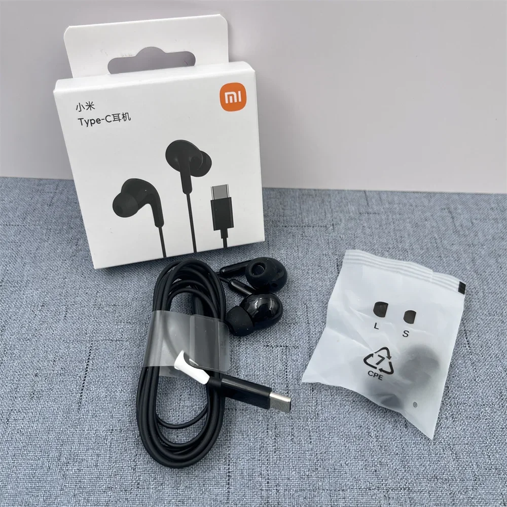Original Xiaomi Mi Gaming Music Type C Wired Headphones In Ear Headset Sports Earphones With Mic For Redmi Poco Huawei Samsung, Alina Gadgets