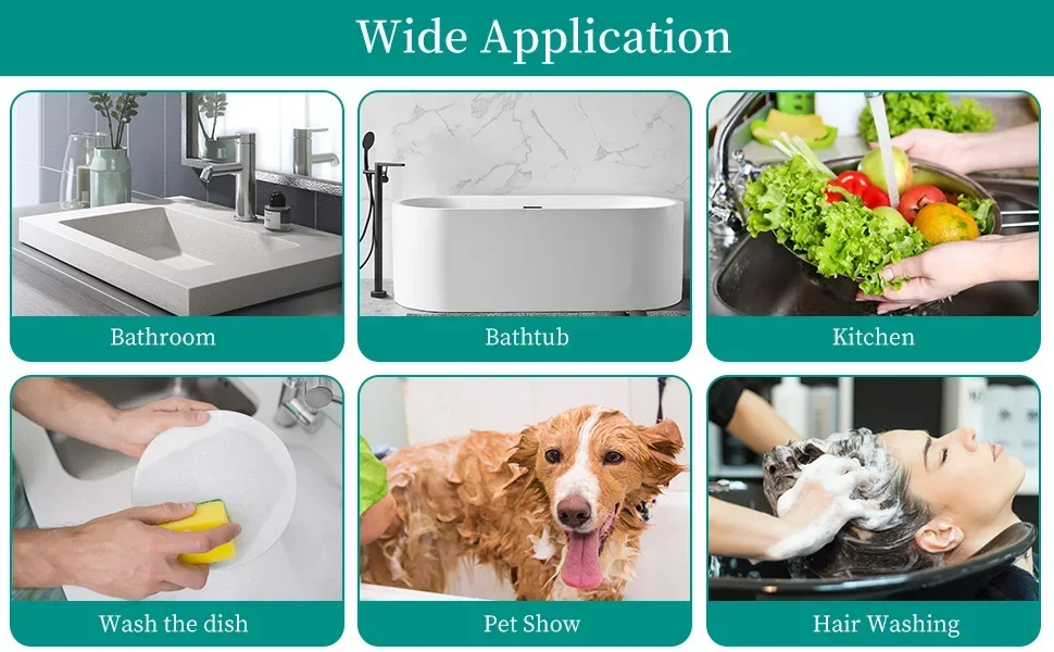 Description Picture 3 of itemUniversal 360 ° Faucet Extender Accessories Kitchen Accessories Bathroom Balcony Bathroom Faucet Extender Kitchen Sink