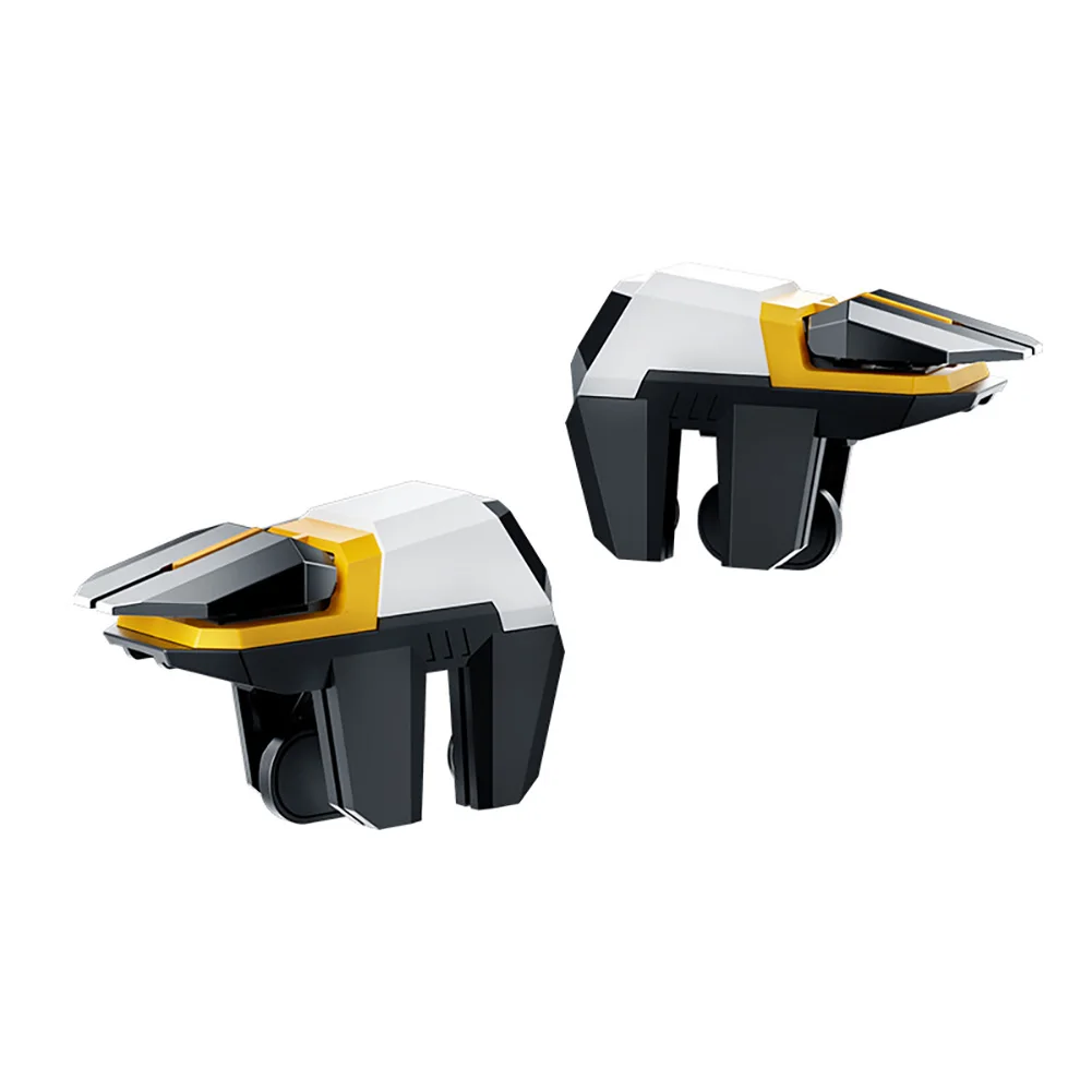 2Pcs PUBG Mobile Game Joysticks Controller 4/6-Finger Linked Shooting Game Mechanical Trigger Physical Auxiliary Gaming Gear - 2