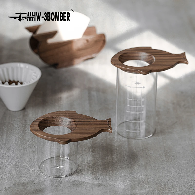 PourOverCoffeeDripperVintageSolidWoodDripCoffeeCupsRackChic