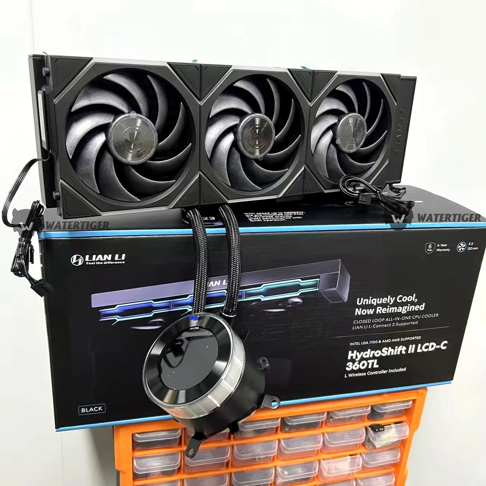 LianLi HydroShift II LCD-C 360TLL AIO CPU Cooling , Including a