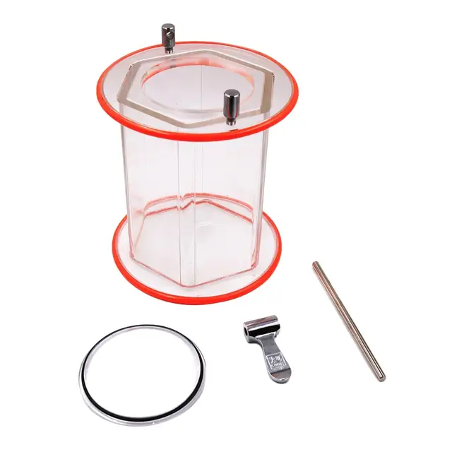 Plastic Polishing Barrel Drum For Magnetic Tumblers – Lightweight, Portable Jewelry Polishing Tool For Makers & Hobbyists