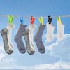 60 Sock Clips For Washing Machine And Dryer, Sock Clips With Hooks,Sock Holder Washing Machine, Directly Into The Drawer Durable 4