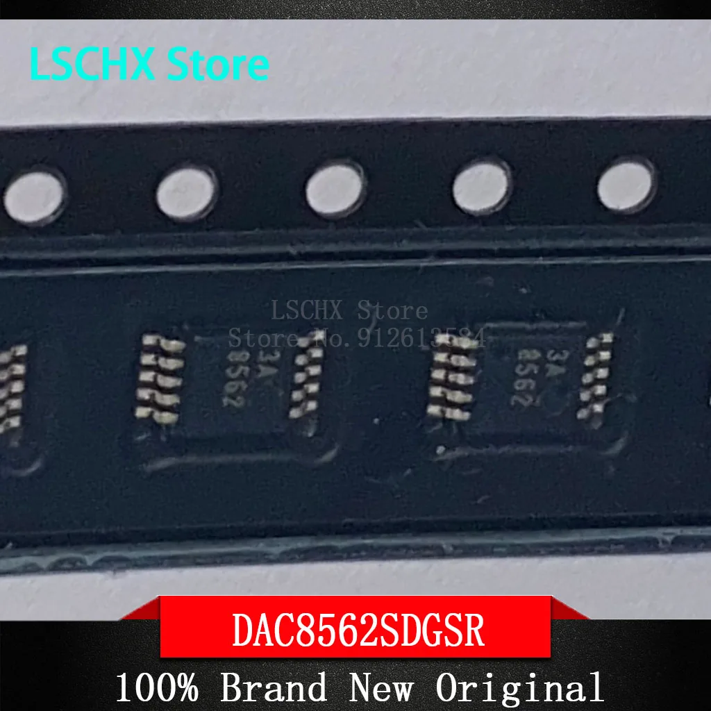 Фото Буферная струна DAC8562SDGSR VSSOP-10-0.5mm 16 бит цифро-аналоговый преобразователь 2, напряжение-буферная струна DAC ± 4, ± 0,2, 1 шт. №4