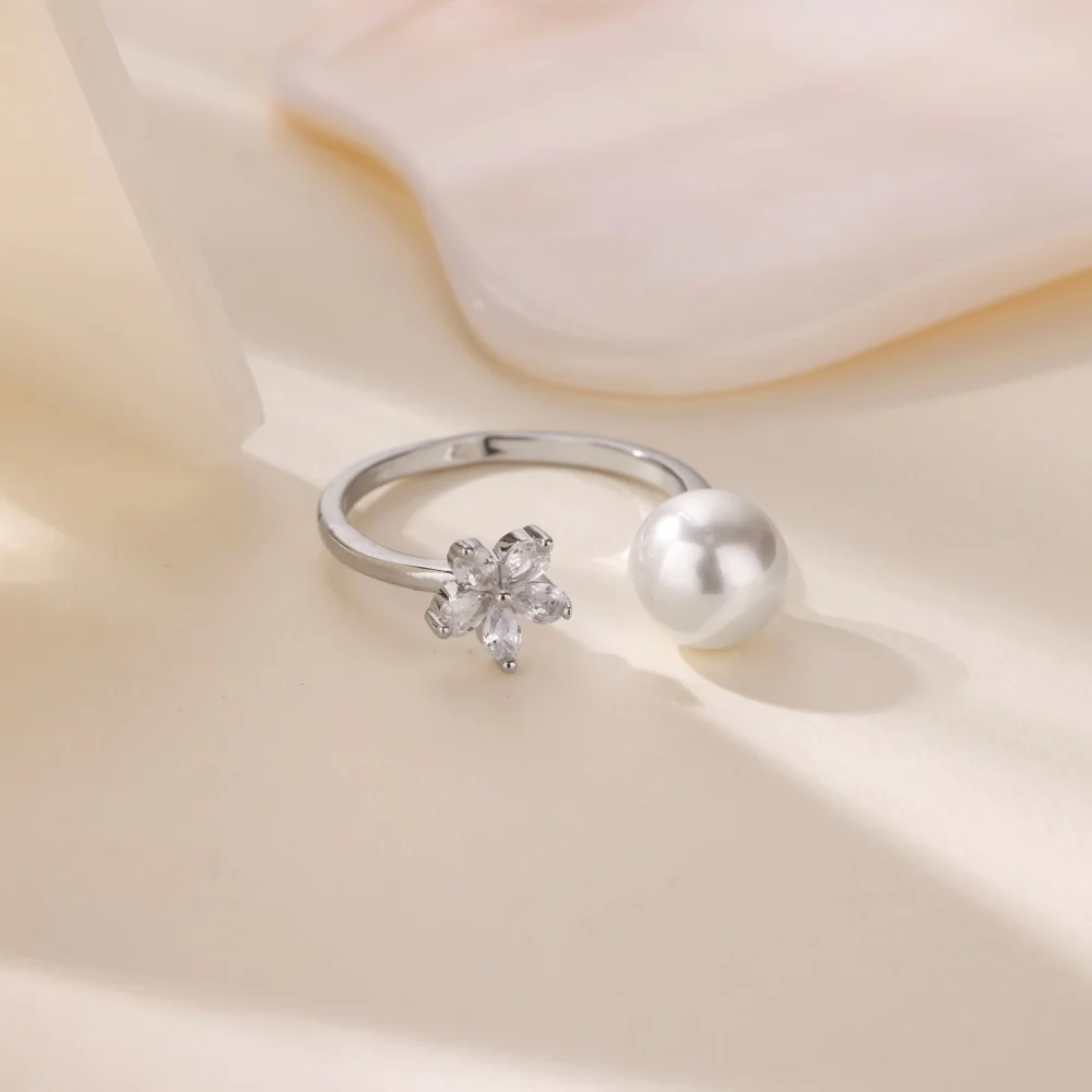 Zircon Heart Diamond Rings For Women Men
