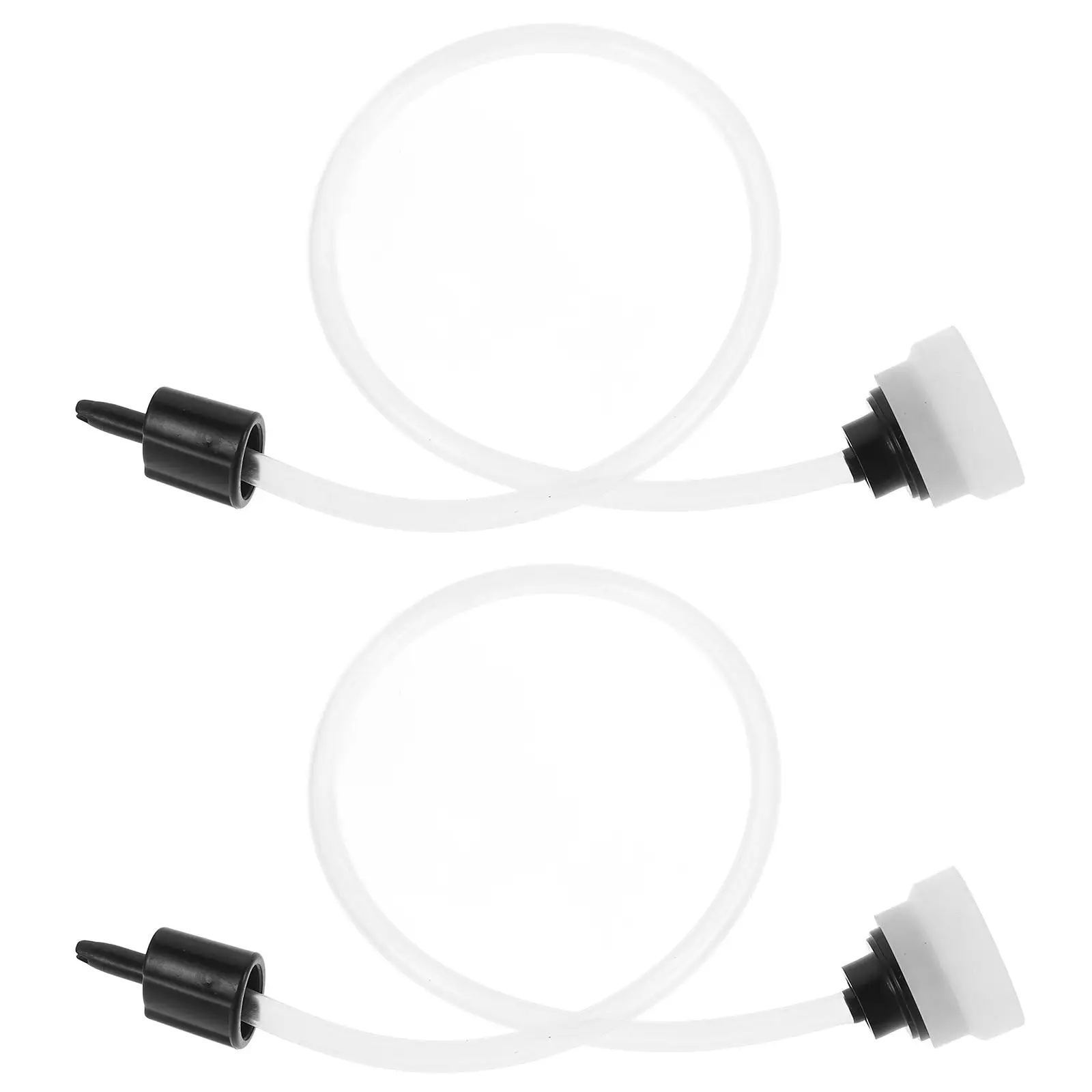 2 Pcs Vacuum Sealer Tube Flexible Hose for Accessory Port Adapter Kitchen Vacuum Attachment Material Handling Tools Sealed Bag