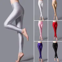 Elastic Skinny Leggings Pencil Pants Slim Trousers Women Gloss Shiny Yoga High Pant Wet Look Stockings.jpg