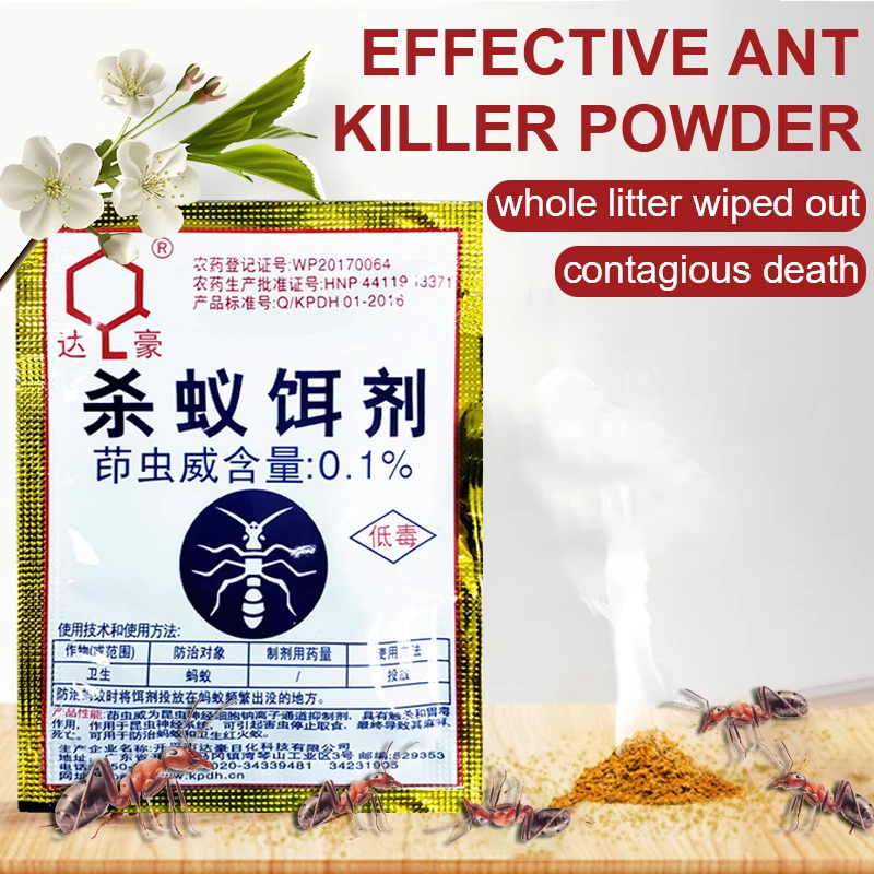 1-50Pcs Effective Powder Cockroach Killing Bait Roach Killer Pesticide  Insecticide Anti-insect Supplies for Kitchen Bathroom - AliExpress