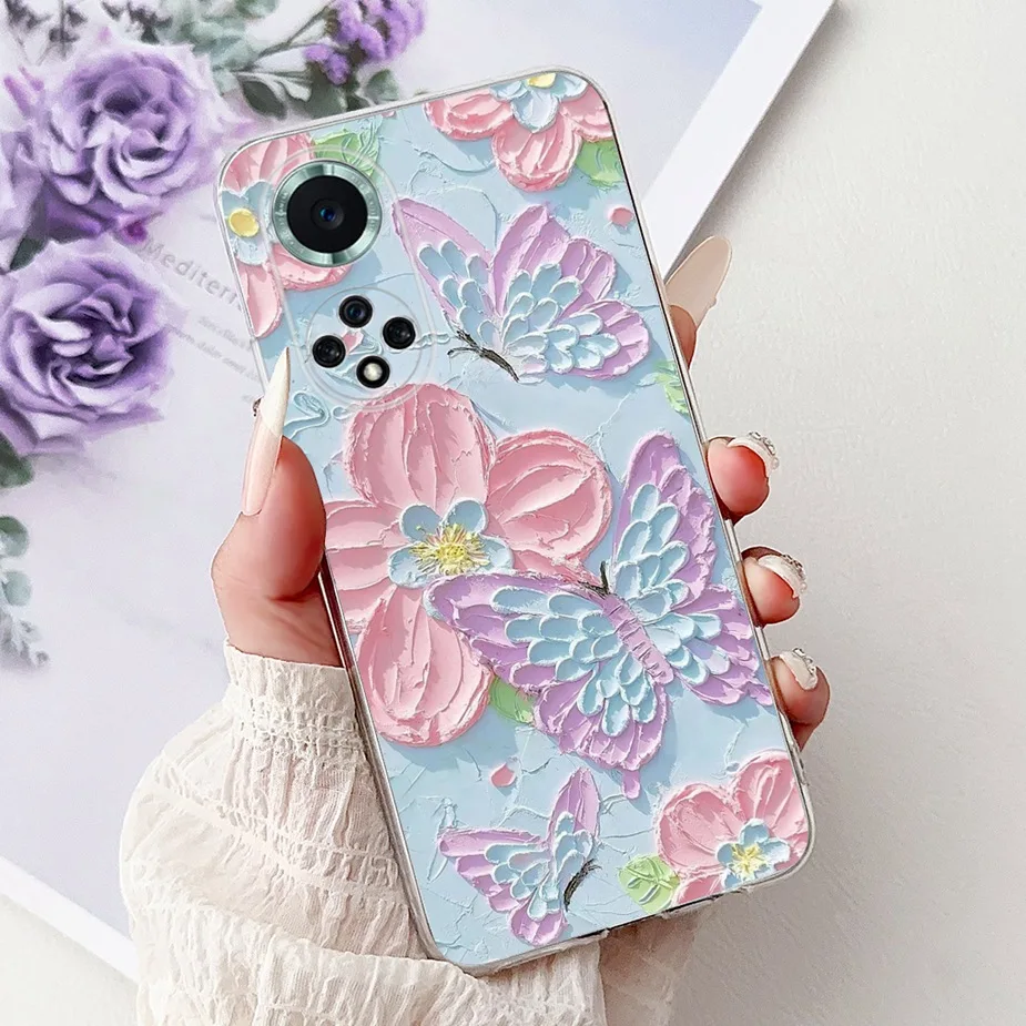 Stylish Butterfly Painted Soft Slim Phone Case