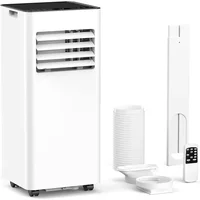 Portable Air Conditioners Cool Up to 350 Sq.Ft, 4 Modes Portable AC with Remote Control/Large LED Display/24Hrs 1