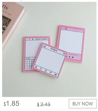 50 Sheets Korean Pink Dialog Box Memo Pad Simple Journal Decoration Base Material Paper Planner School Supplies Stationery
