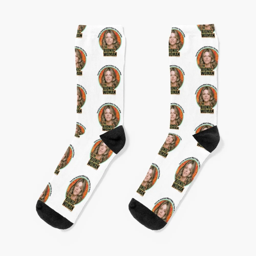 

surprise the bionic woman Socks Mens Fashion