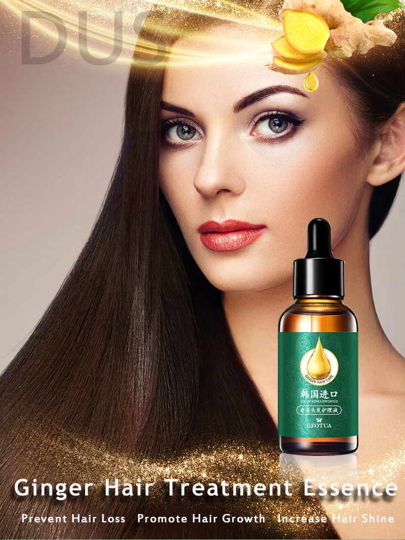 Description Picture 2 of itemGinger Hair Loss Product Authentic 100% Essence Treatment For Men And Women Dry and Damaged Hairs Nutrition Hair Care 30ml