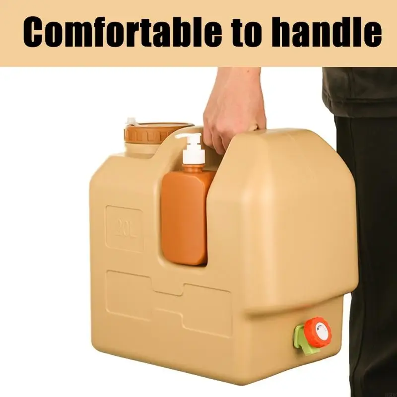 20L Water Reservoirs Bucket Container For Camping Emergency