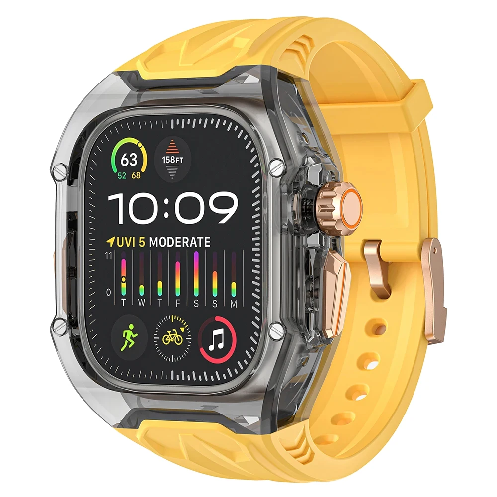 Premium Transparent Modification Kit - Ultimate Strap & Case Upgrade