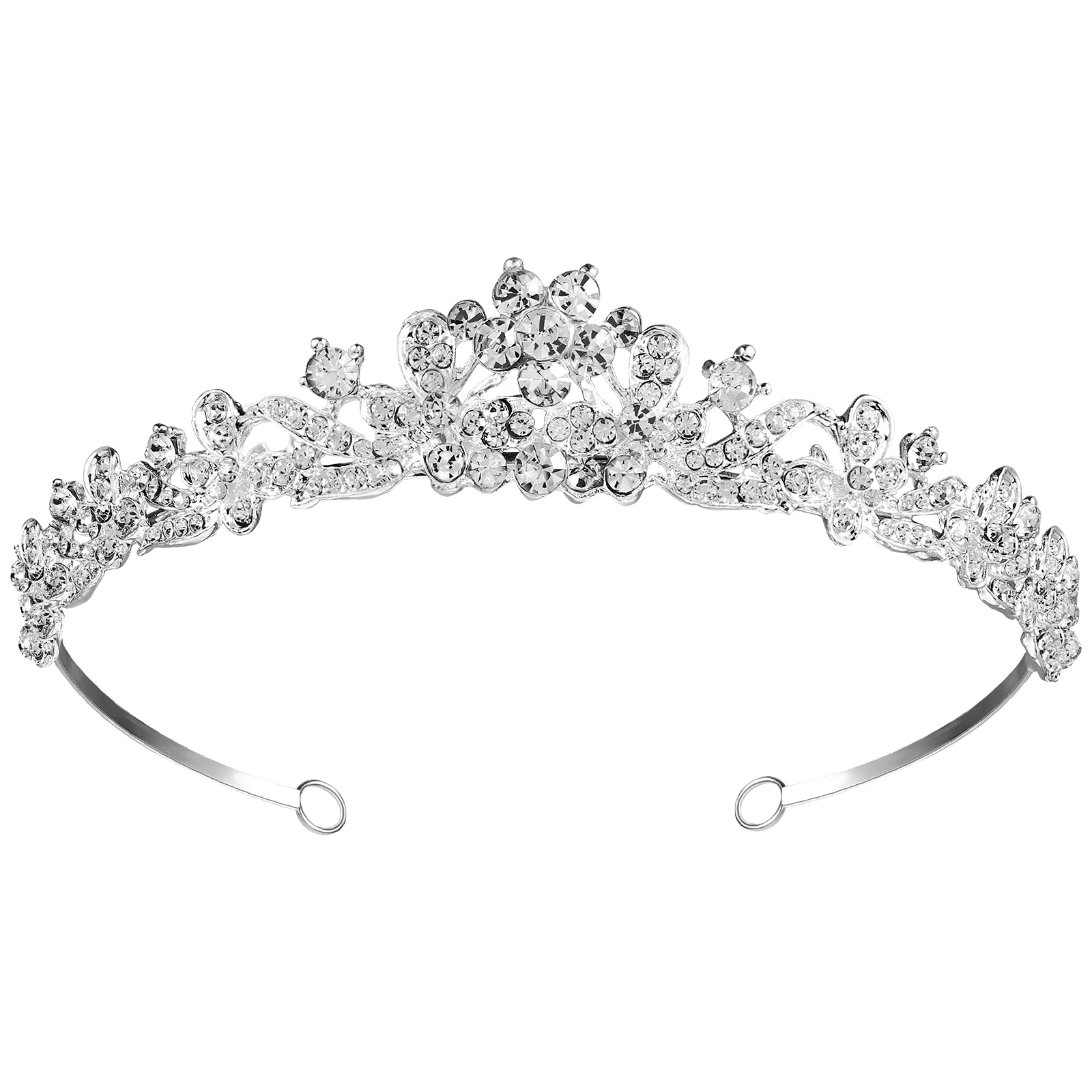 

Bridal Hair Loop Headdresses for Girlfriend Wedding Tiara Headband Bands Bride Rhinestone Crystal Headgear
