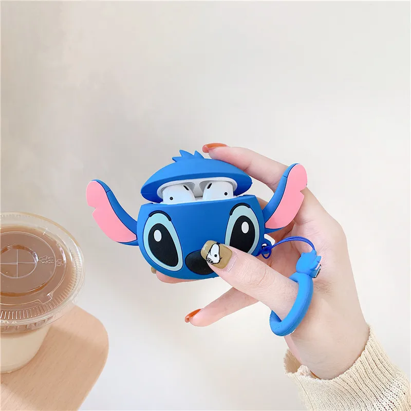 Per AirPods 1 2 3 4 Pro Pro2 Custodia in silicone simpatico