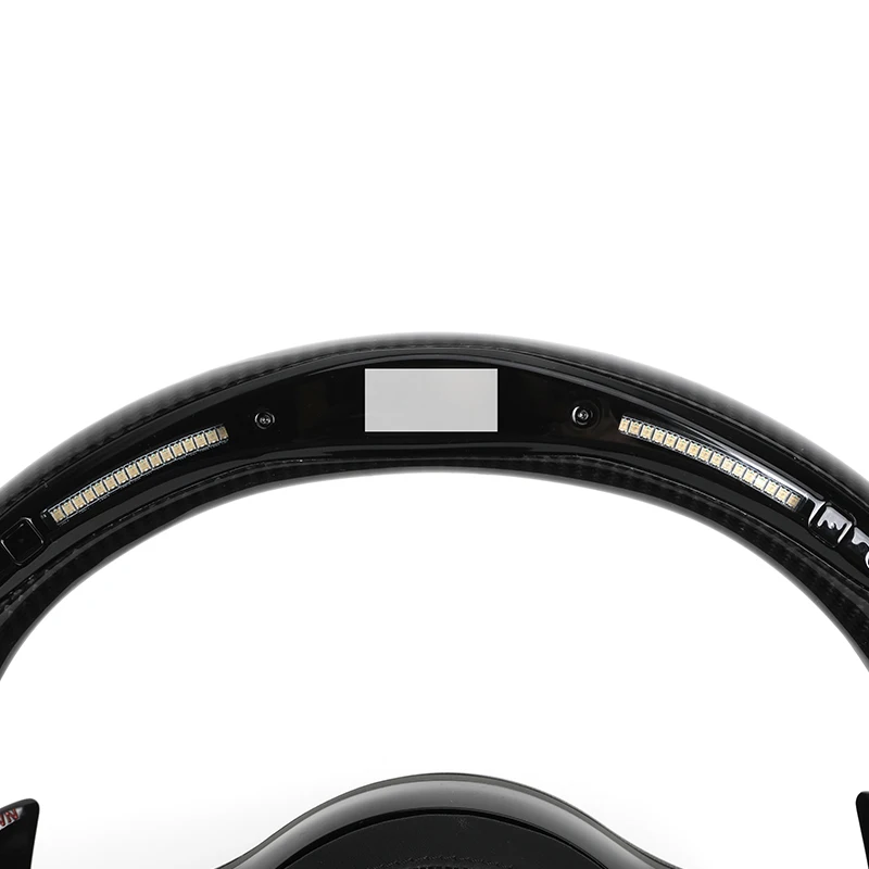 With Piano Black Trim Half Leather Carbon LED Steering Wheel for Mercedes Benz W205 W246 C117 C217 W166 X166 W164 W221 W222 AMG