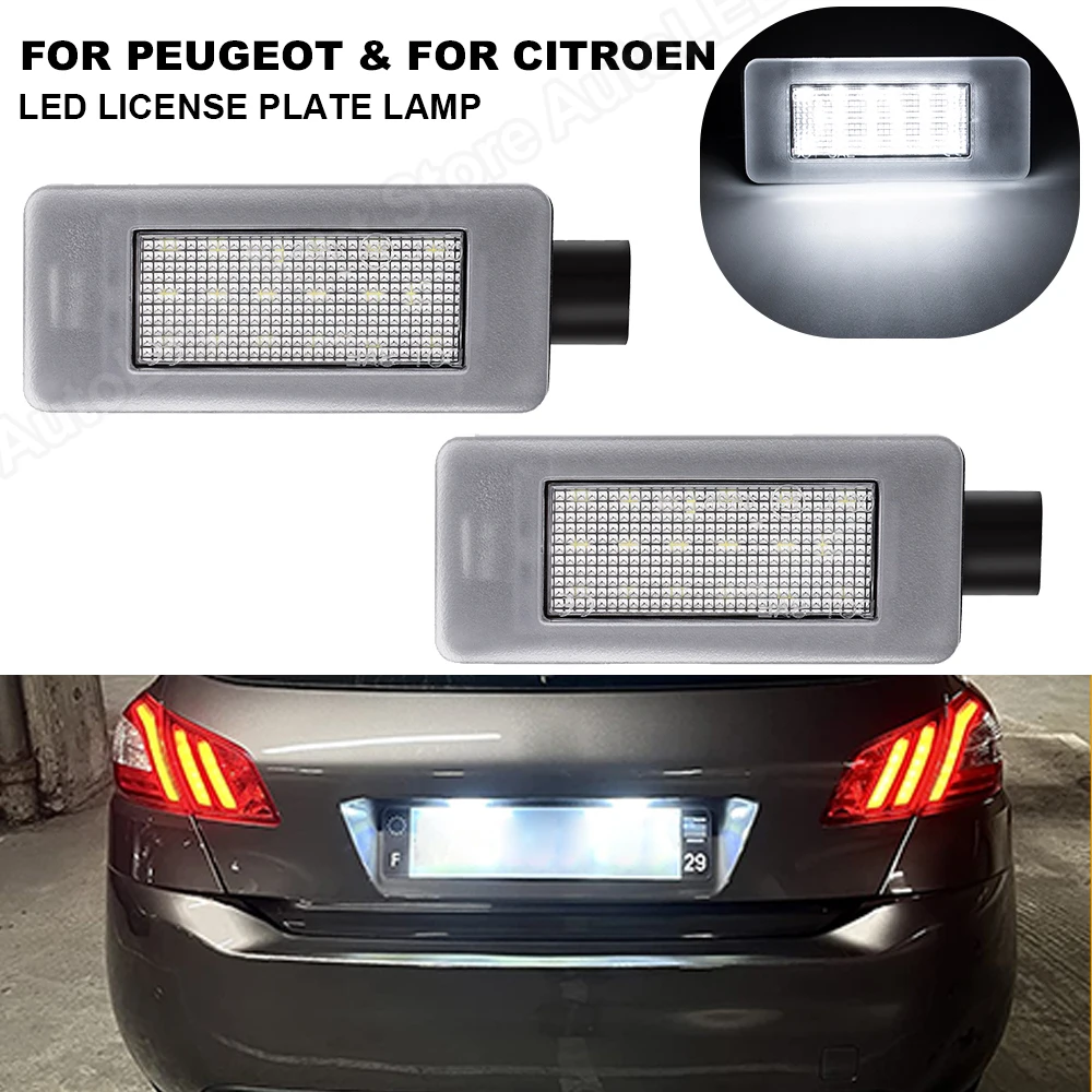 LEDLampsForPeugeot208200830830085008II207CCLicensePlate