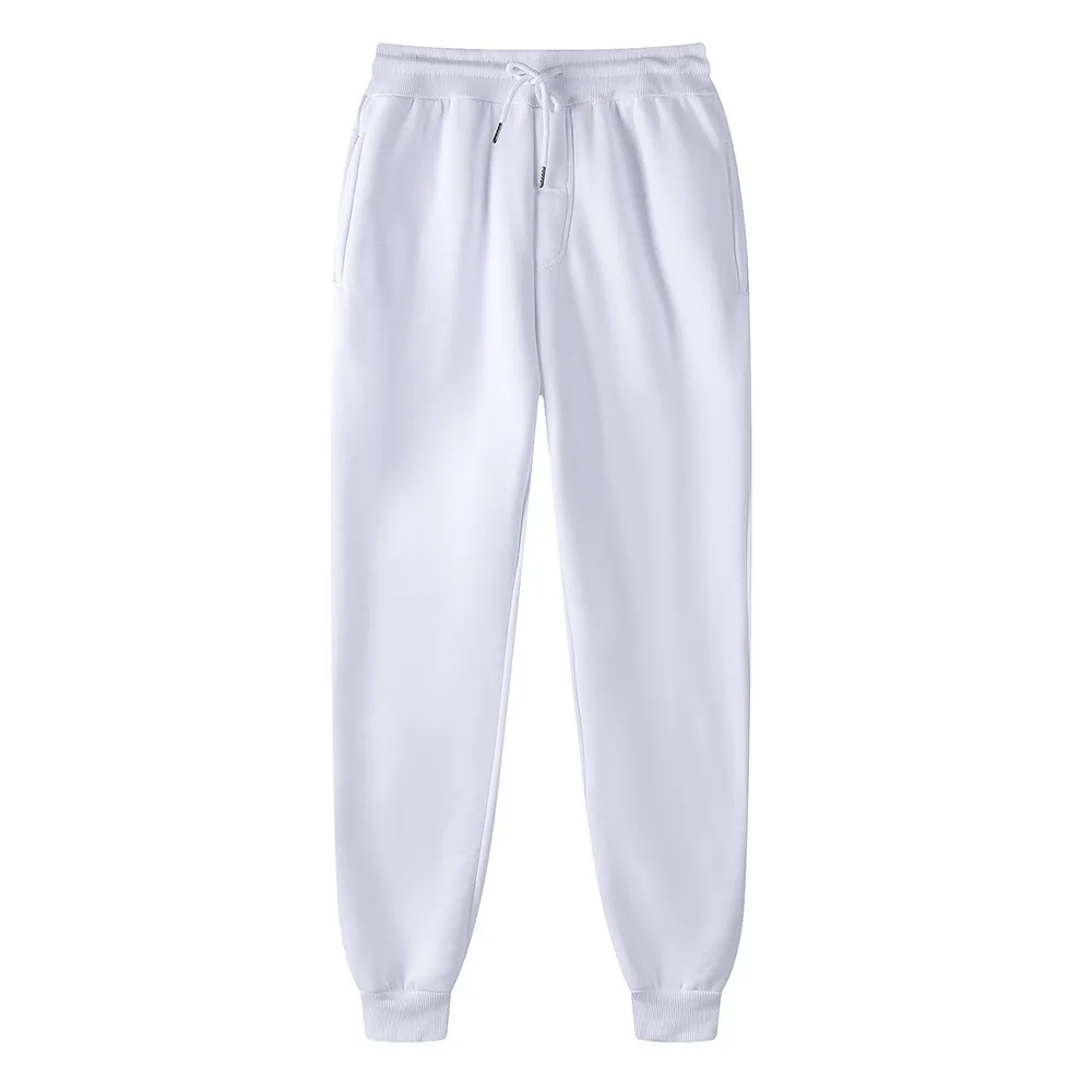Men's Fleece Pants Sweatpants Joggers Winter Pants Trousers Side Pockets Elastic Waist Fleece Comfort Warm Daily Casual Unisex 2